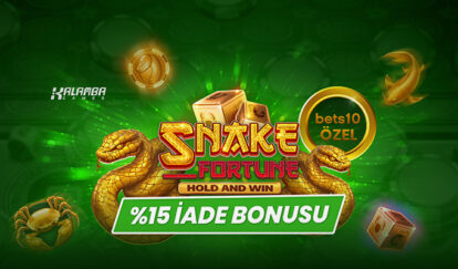 YENİ VE ÖZEL SLOTTAN %15 İADE BONUSU desktop